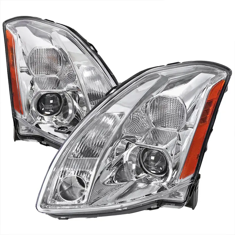 Spec-D 04-06 Nissan Maxima Projector Headlights Chrome 1