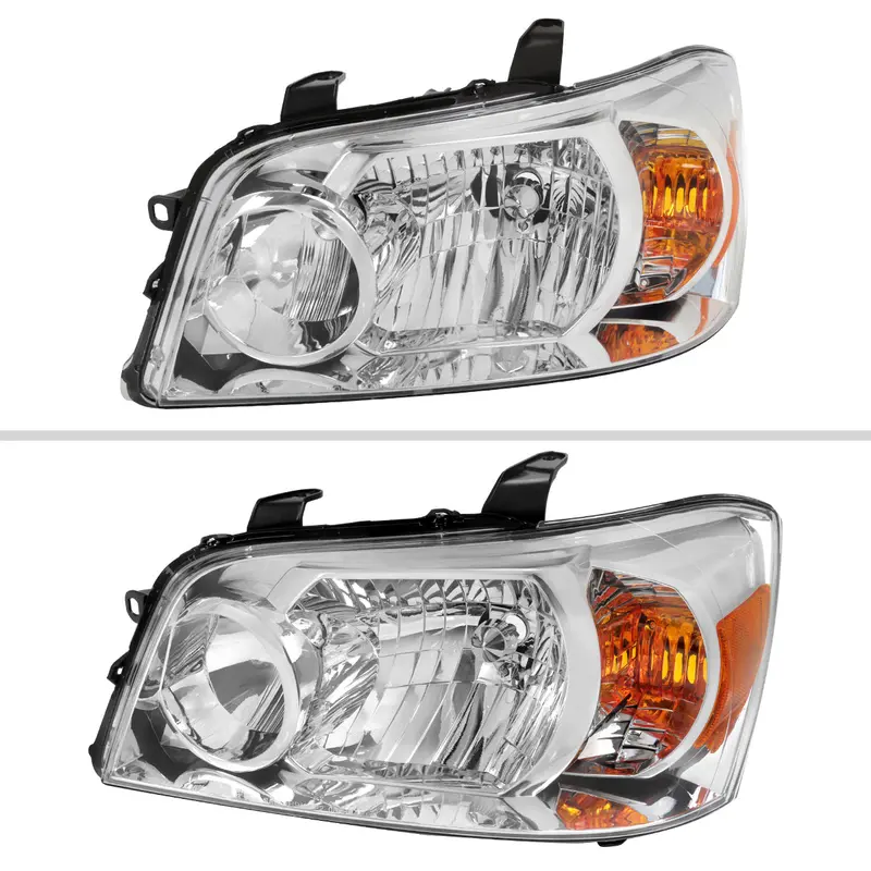 Spec-D 04-07 Toyota Highlander Headlights Oem Style Clear 2