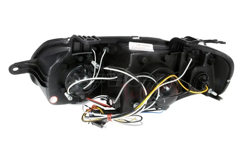 Spec-D 04-08 Chevy Aveo Halo Projector Headlights Chrome 2