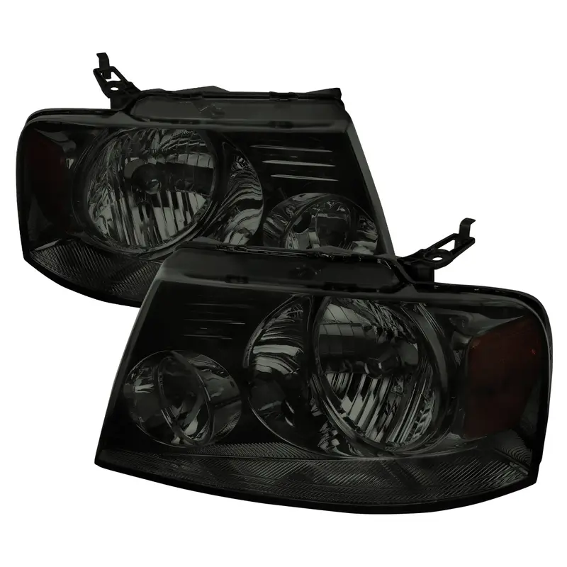 Spec-D 04-08 Ford F-150 Mark Lt Headlights Oem Style Smoked/Amber 1