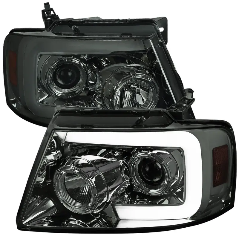 Spec-D 04-08 Ford F-150 Projector Headlights Switchback Seq Chrome 1