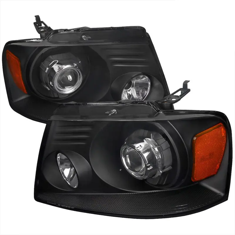 Spec-D 04-08 Ford F150 Retro Fit Projector Headlights Black 1