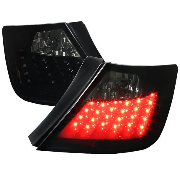 Spec-D 04-10 Scion Tc Tail Lights G2 Led Glossy Black/Smoked 1