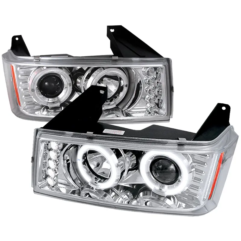 Spec-D 04-12 Chevy Colorado Gmc Canyon Headlights Projector Chrome 1