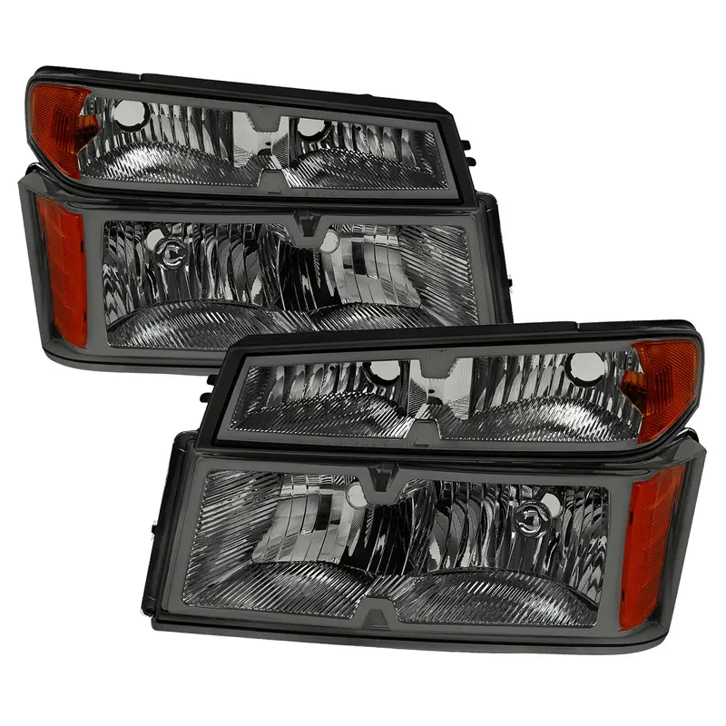Spec-D 04-12 Chevy Colorado Gmc Canyon Tail Lights Black Red 1