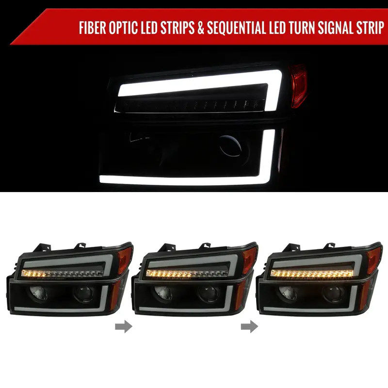 Spec-D 04-12 Chevy Colorado Gmc Canyon Tail Lights Smoked 2