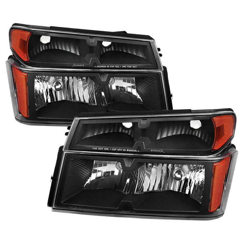 Spec-D 04-12 Colorado/Gmc Canyon Headlights Oem Style Black 1