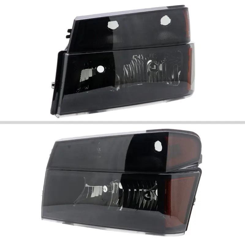 Spec-D 04-12 Colorado/Gmc Canyon Oe Headlights/Corner Lights Smoked 2
