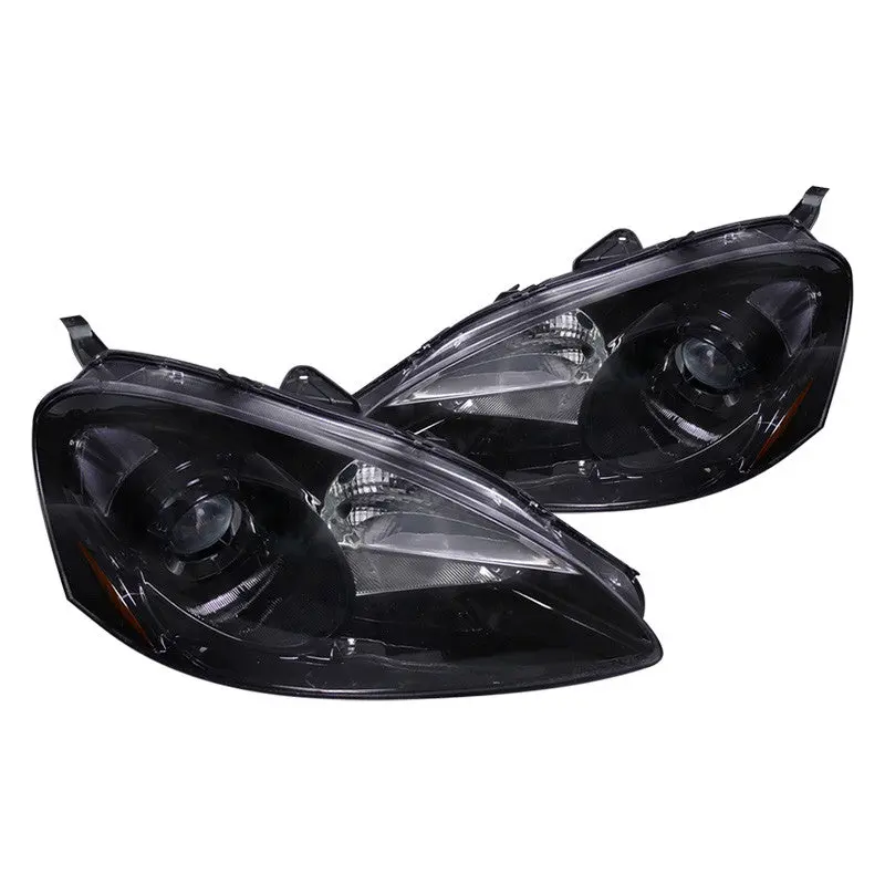 Spec-D 05-06 Acura Rsx Projector Black Headlights 1