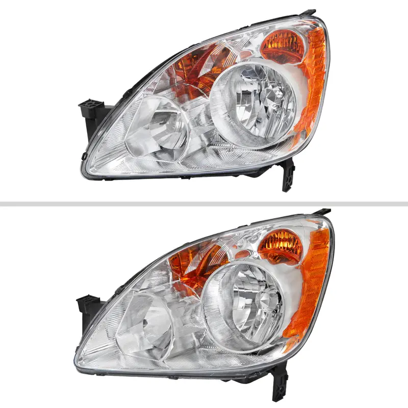 Spec-D 05-06 Honda Cr-V Headlights Jdm Projector Chrome/Clear 2
