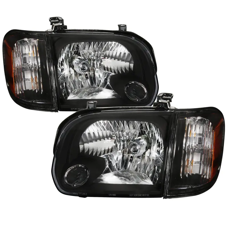 Spec-D 05-06 Tundra/05-07 Sr5 Ltd Sequoia Oe Style Corner Lights Black 1