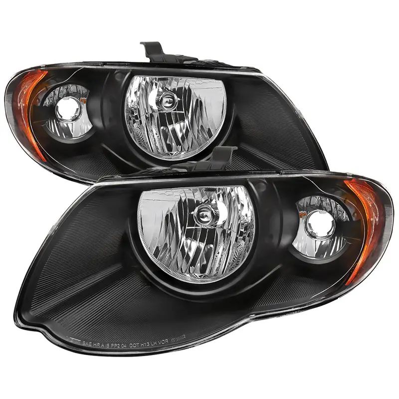 Spec-D 05-07 Chrysler Town & Country Headlights Oem Style Black 1