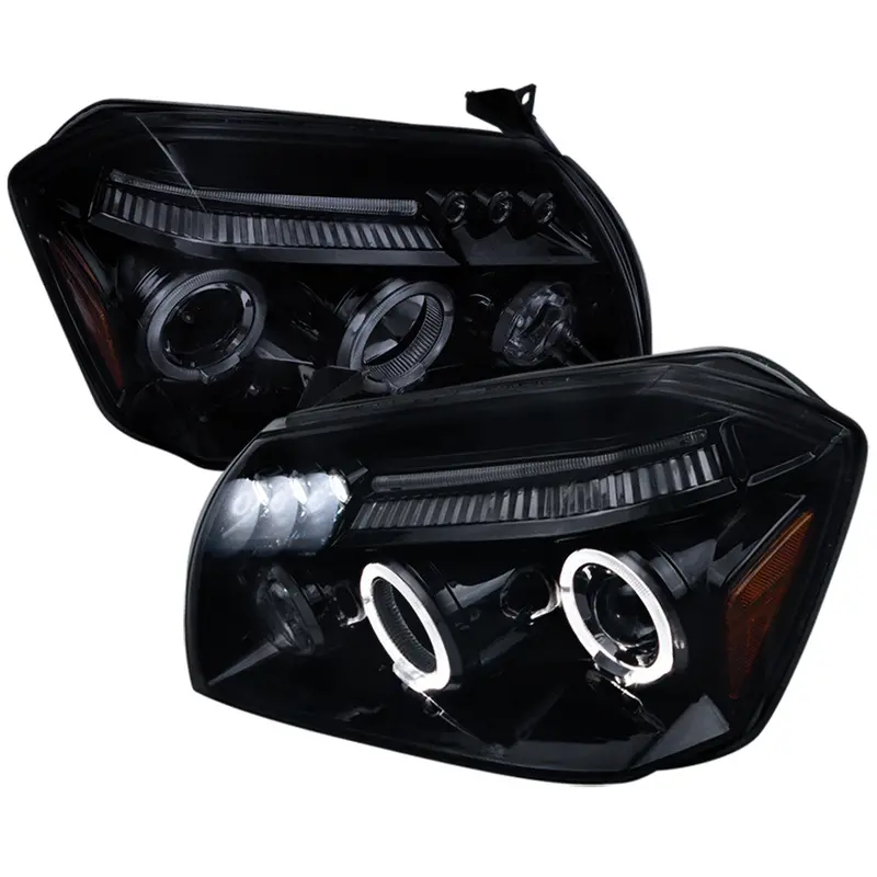 Spec-D 05-07 Dodge Magnum Projector Headlights Black/Smoked 1