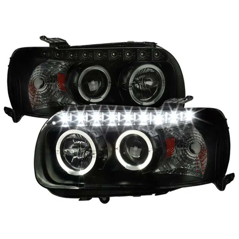 Spec-D 05-07 Ford Escape Dual Halo Projector Headlights Smoked 1