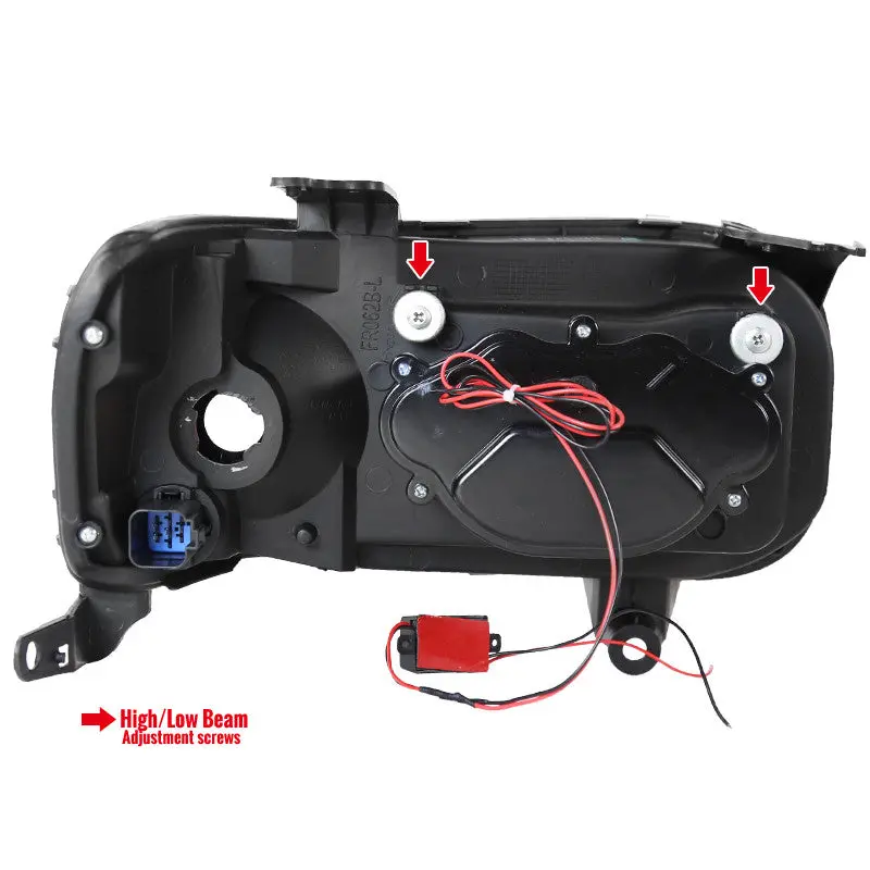 Spec-D 05-07 Ford Escape Dual Halo Projector Headlights Smoked 2