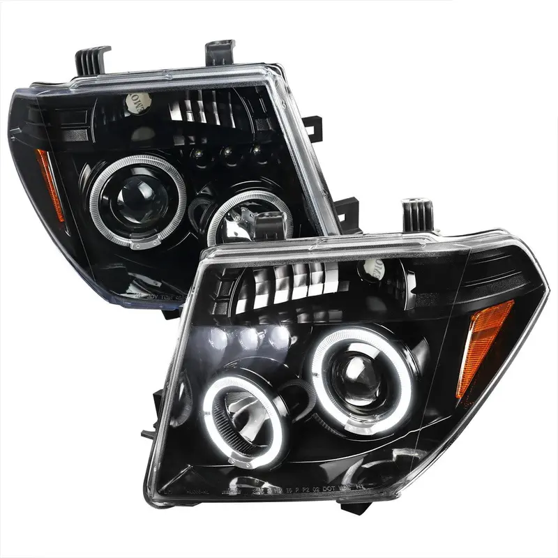 Spec-D 05-07 Frontier Pathfinder Projector Headlights Black 1
