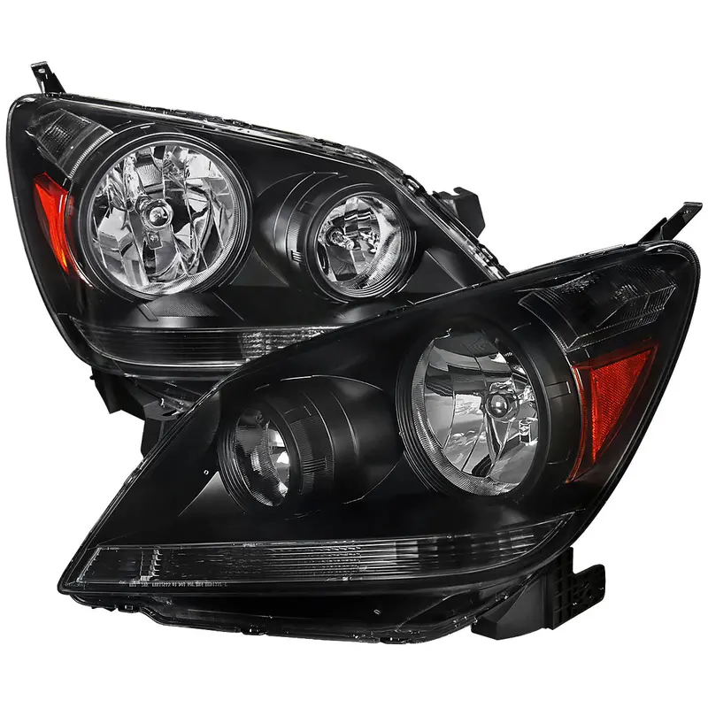 Spec-D 05-07 Honda Odyssey Headlights Oem Style 9006 Bulbs Black 1