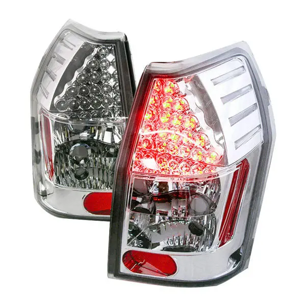 Spec-D 05-08 Dodge Magnum Led Tail Lights Chrome 1