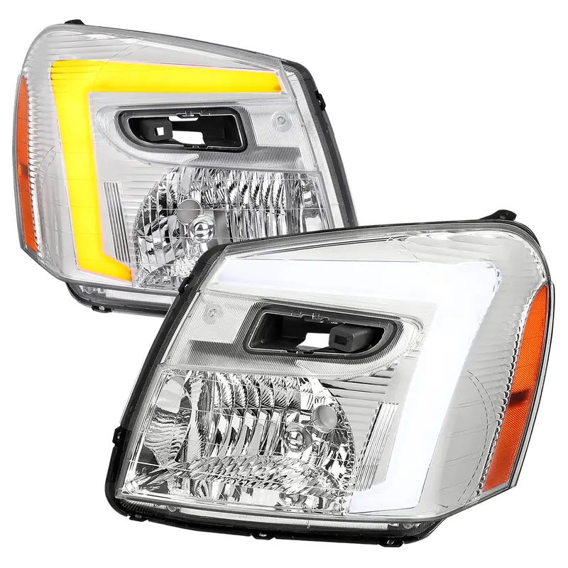 Spec-D 05-09 Equinox Headlights Oem Style Sequential Led Bar Chrome 1