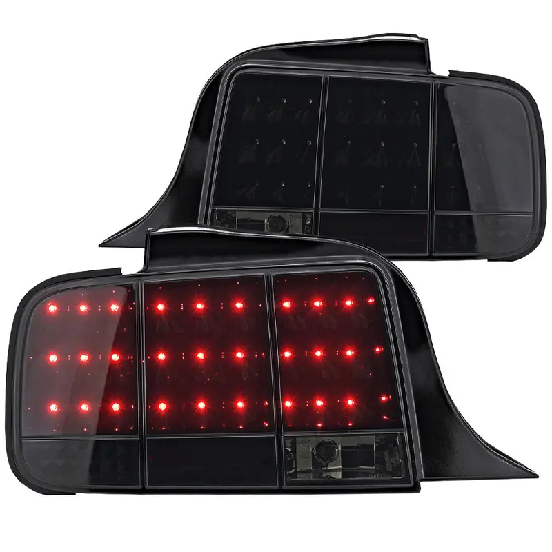 Spec-D 05-09 Ford Mustang 05-09 Seq Led Tail Lights Red/Smoked 1