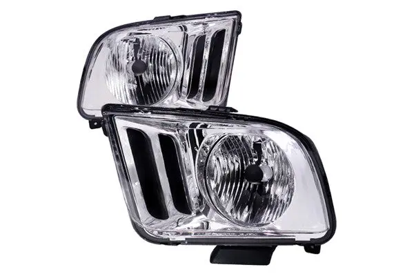 Spec-D 05-09 Ford Mustang Smoked Headlights 1
