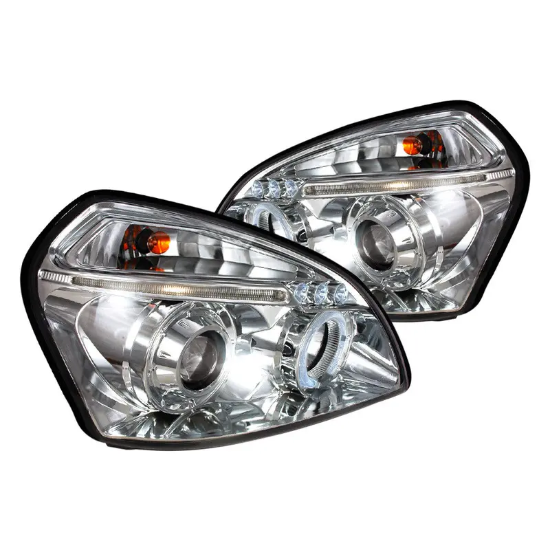 Spec-D 05-09 Hyundai Tucson Projector Headlights Chrome 1