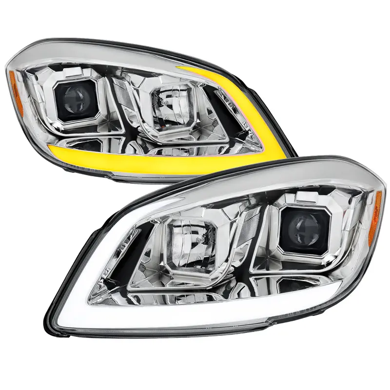 Spec-D 05-10 Chevrolet Cobalt Light Bar Projector Headlight Chrome 1