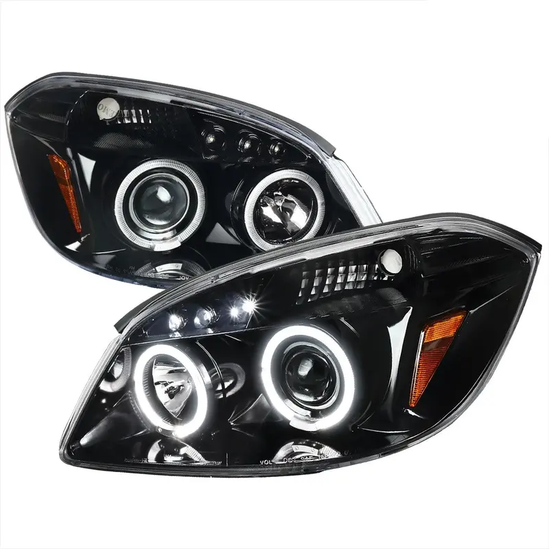 Spec-D 05-10 Chevy Cobalt Dual Projector Headlights Black 1