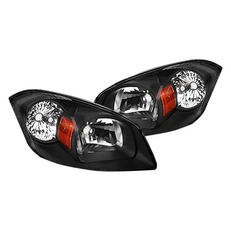Spec-D 05-10 Chevy Cobalt G5 Pursuit Euro Headlights Black 1