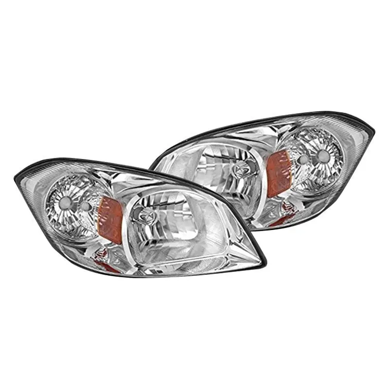 Spec-D 05-10 Chevy Cobalt G5 Pursuit Euro Headlights Chrome 1