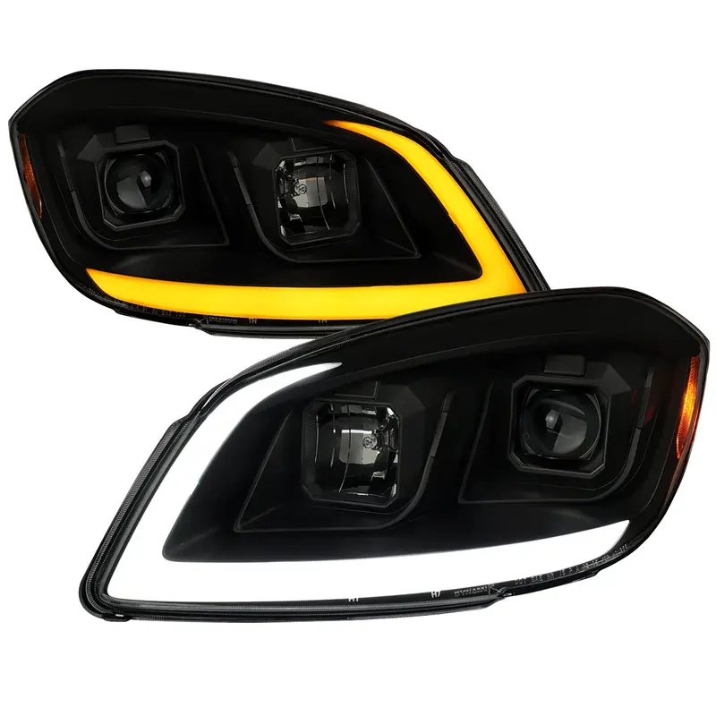 Spec-D 05-10 Chevy Cobalt Headlights Switchback Drl Black/Smoked 1