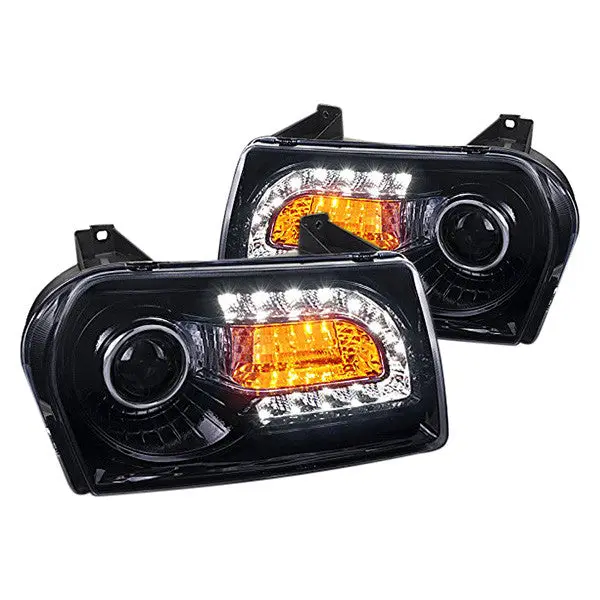 Spec-D 05-10 Chrysler 300 V2 Projector Headlights Smoked 1