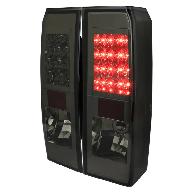 Spec-D 05-10 Hummer H3 Led Tail Lights Chrome/Smoked 1
