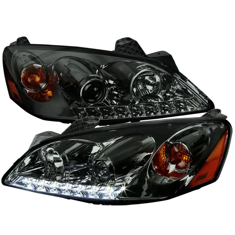 Spec-D 05-10 Pontiac G6 Projector Headlights Chrome/Smoked 1