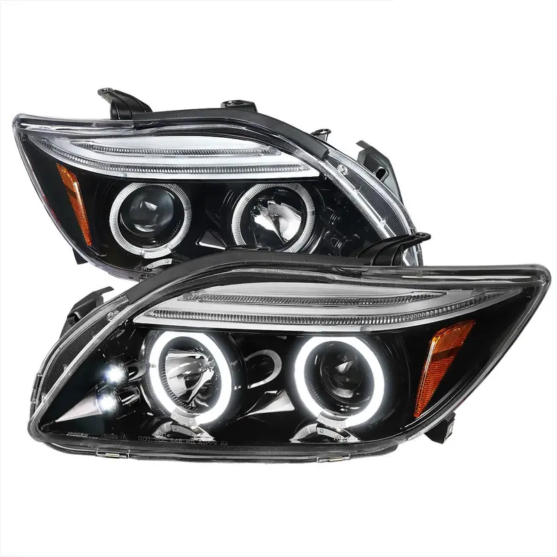 Spec-D 05-10 Scion Tc Dual Halo Projector Headlights Black 1
