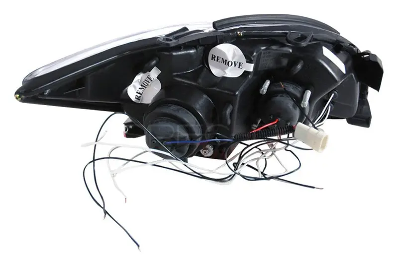 Spec-D 05-10 Scion Tc Headlights Dual Halo Projector Matte Black 2