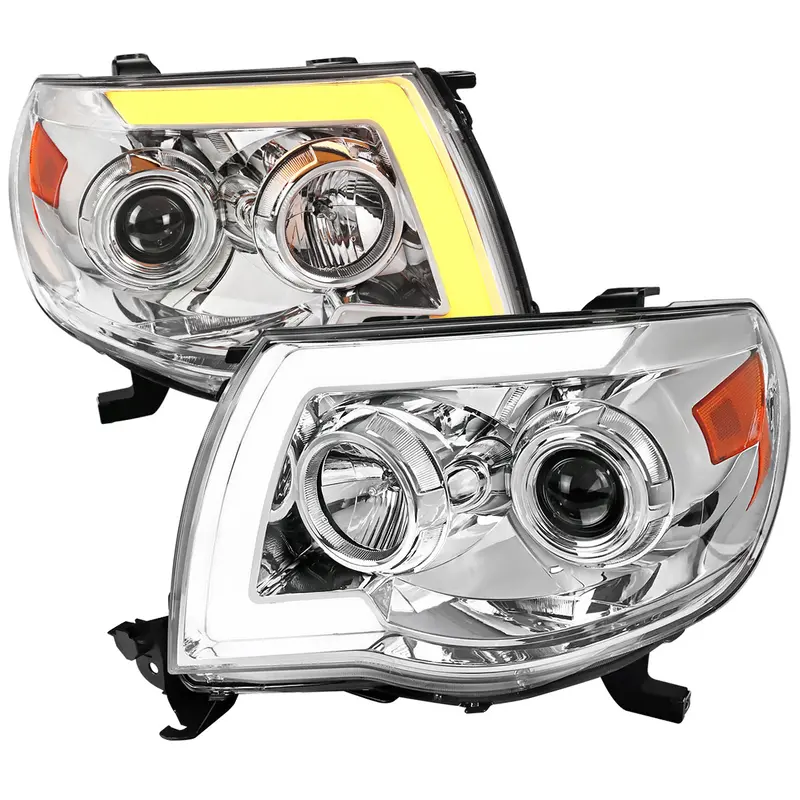 Spec-D 05-11 Tacoma Projector Headlights Sequential Signals Chrome 1
