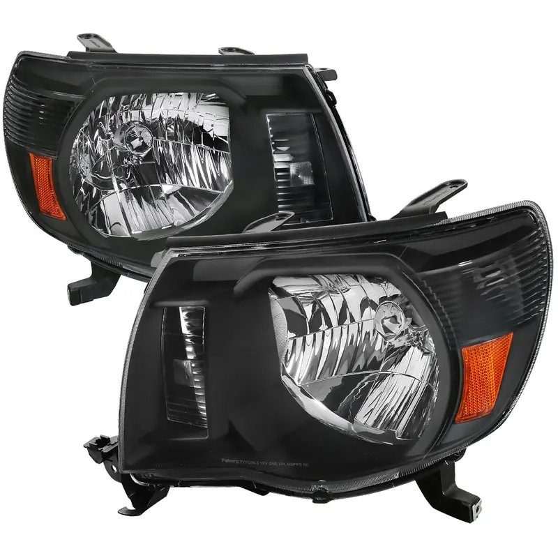 Spec-D 05-11 Toyota Tacoma Oem Oem Style Headlights Black 1