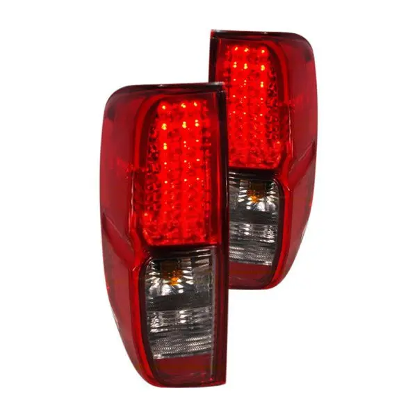 Spec-D 05-12 Nissan Frontier Led Tail Lights Red Smoked 1