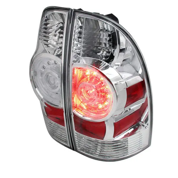 Spec-D 05-13 Toyota Tacoma Chrome Led Tail Lights 1