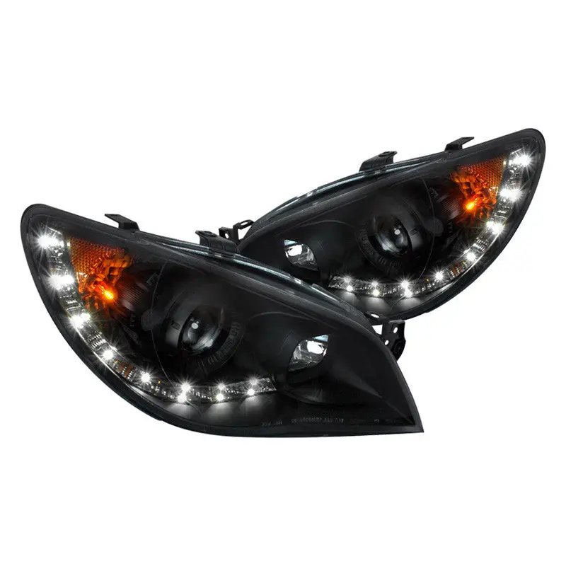 Spec-D 06-07 Subaru Wrx Sti Projector Headlights Black 1