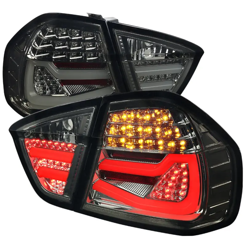 Spec-D 06-08 Bmw 323I 325I 328I 330I E90 Led Tail Lights Smoked 1