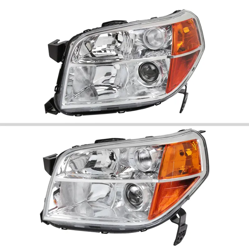 Spec-D 06-08 Honda Pilot Projector Headlights Chrome/Clear 2