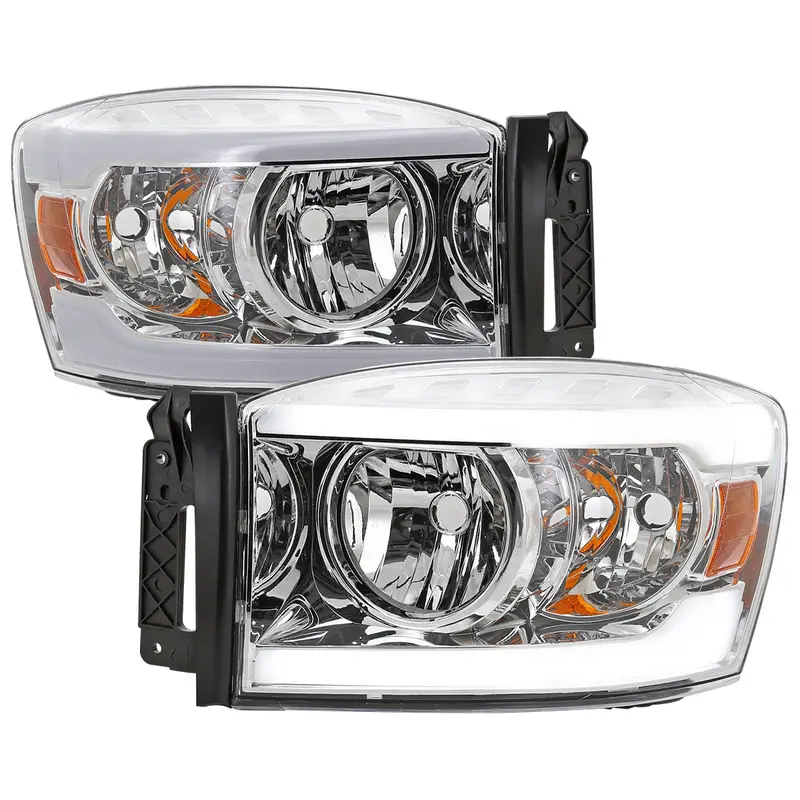 Spec-D 06-08 Ram 1500/06-09 Ram 2500 3500 Tube With Headlights 1