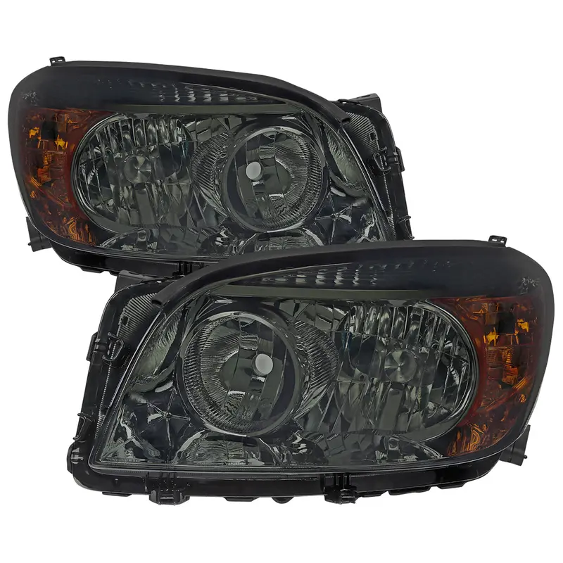 Spec-D 06-08 Rav4 Oe Style Chrome W/ Smoked Lens Headlights 1