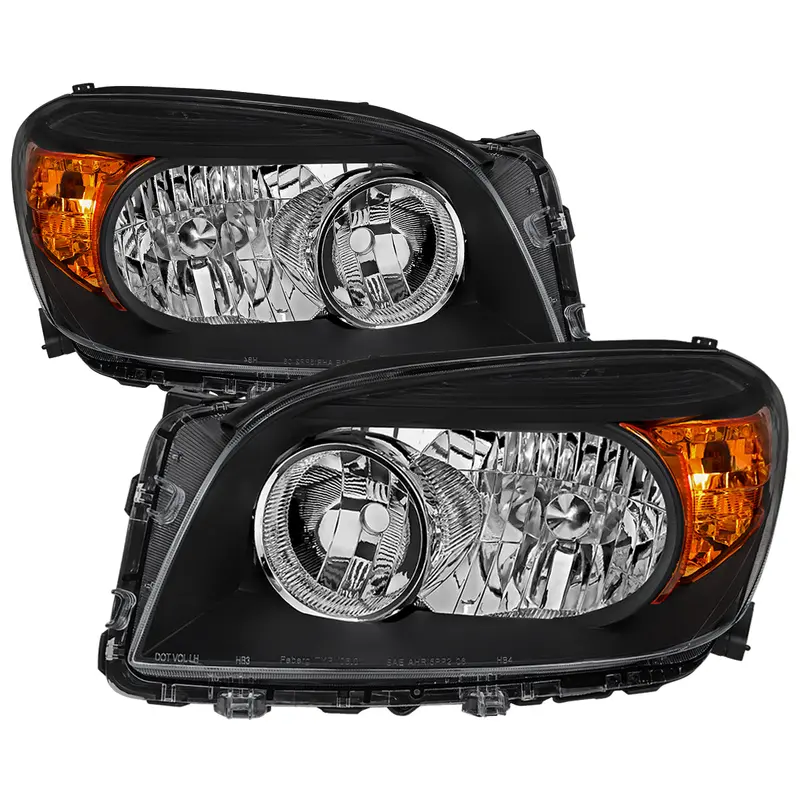 Spec-D 06-08 Toyota Rav4 Oem Oem Style Headlights Black 1
