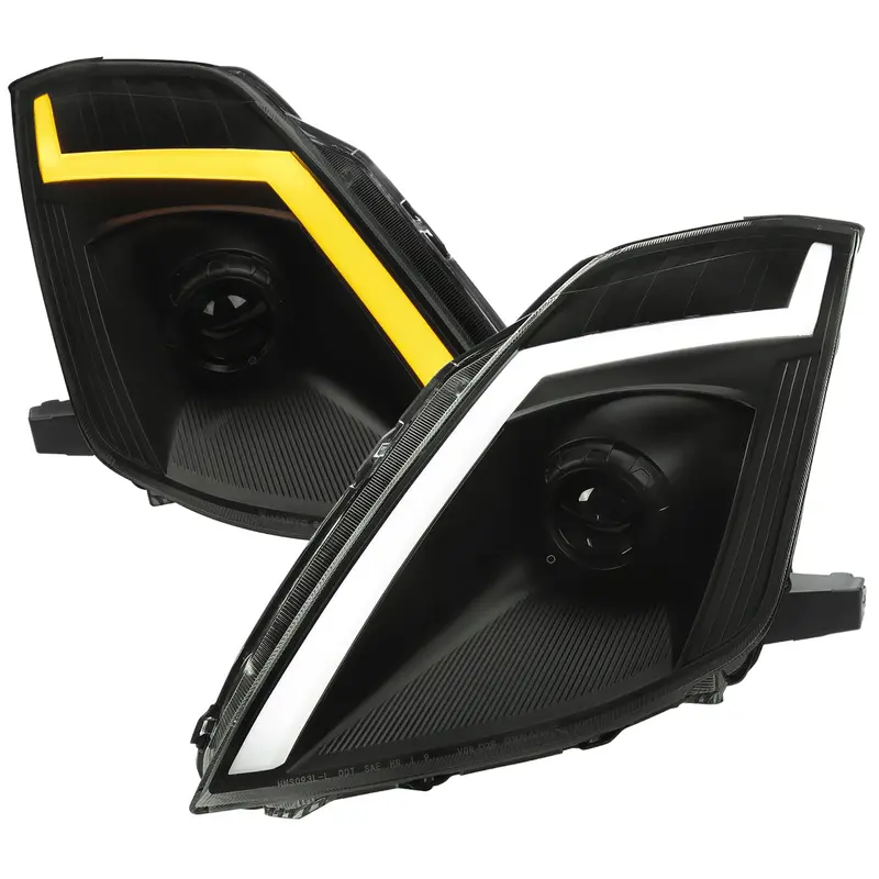 Spec-D 06-09 350Z Seq Projector Headlights Black/Smoked Lens 1