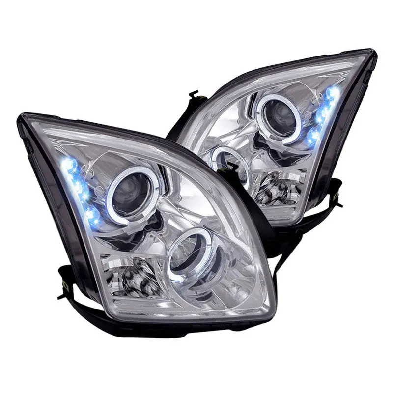Spec-D 06-09 Ford Fusion Halo Projector Headlights Chrome 1