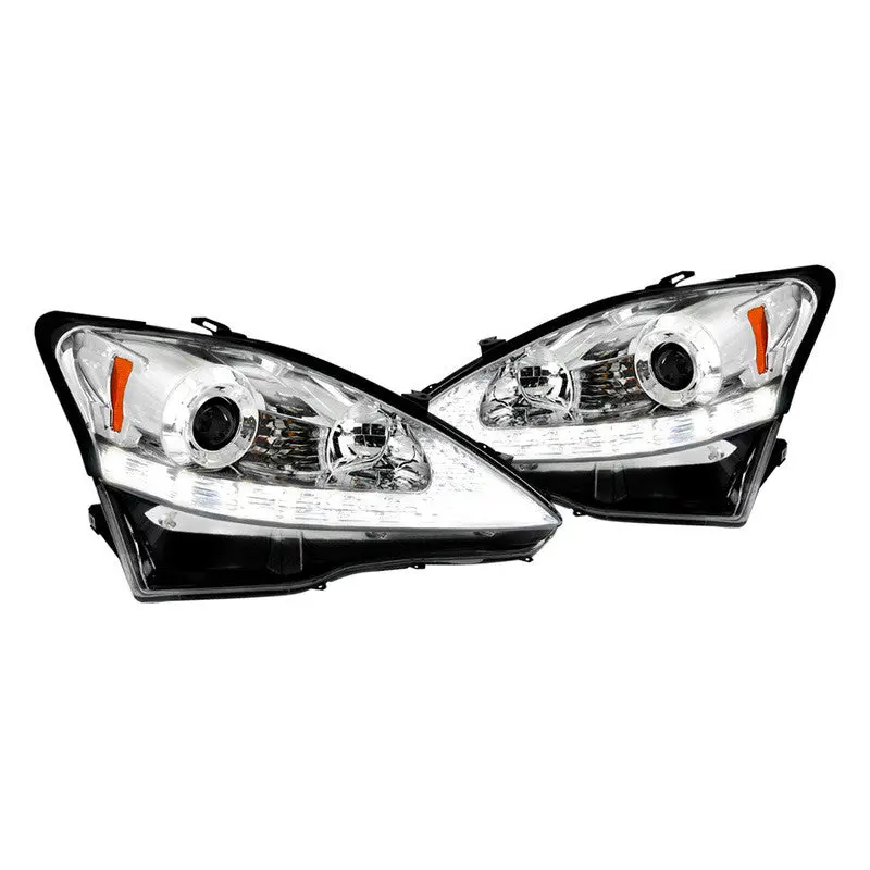 Spec-D 06-10 Lexus Is250 Is350 Projector Headlights Chrome 1