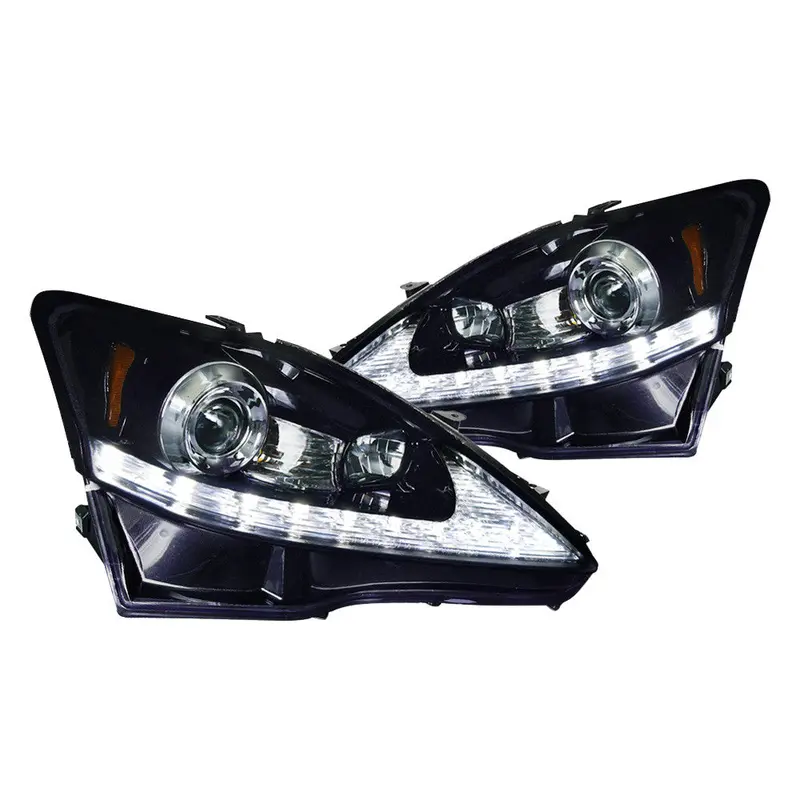 Spec-D 06-10 Lexus Is250 Is350 Projector Headlights Smoked 1